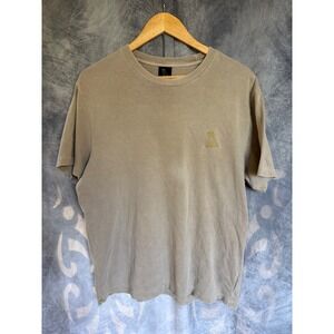 OVO October's Very Own Garment Dye Owl Logo T-Shirt Beige Tan Mens Large Canada